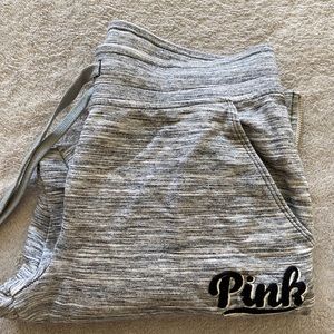 Pink campus joggers